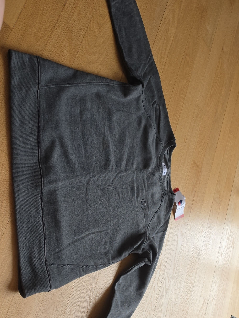 Champion Charcoal Gray Pullover Sweatshirt Size M